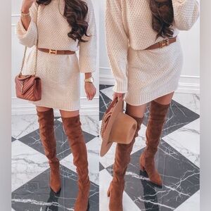 NWT Steve Madden Nifty Over the Knee Suede Boot